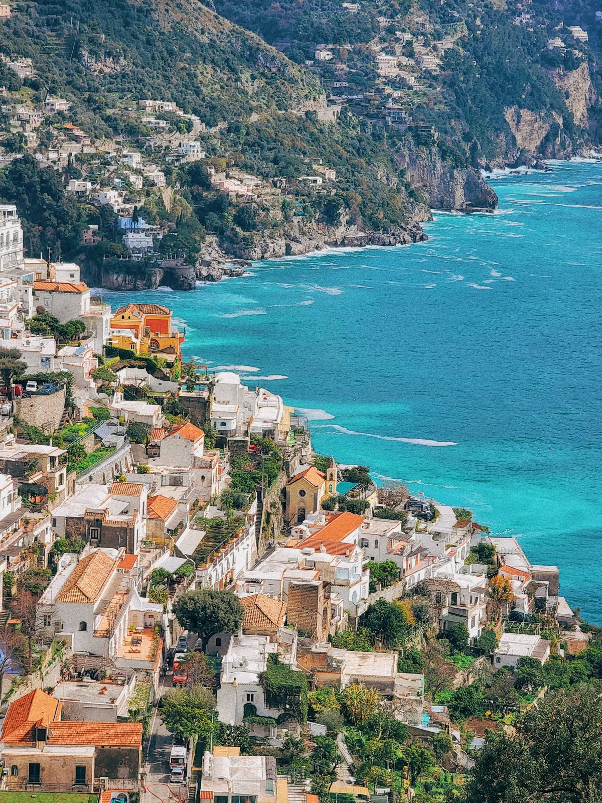 Vista de Positano, na Itália